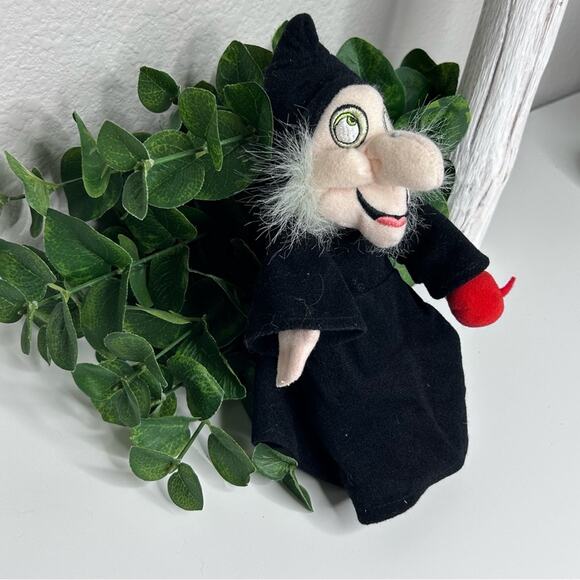 Vintage Disney Snow White Evil Queen Witch Plush Beanbag Doll Toy - Picture 2 of 5